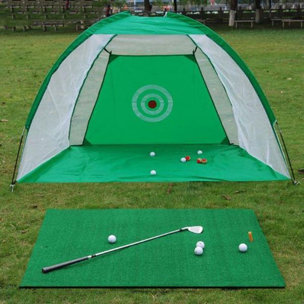 

golf training aids 3m hitting cage indoor sports foldable swing trainer garden grassland practice net fashion