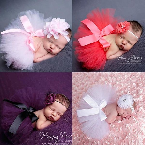 

borns pography clothes children's tutu skirt for infant baby childhood birthday po prop skirts, Blue