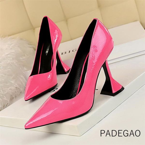 

dress shoes womens 2021 korean casual high heels party night fashion, Black