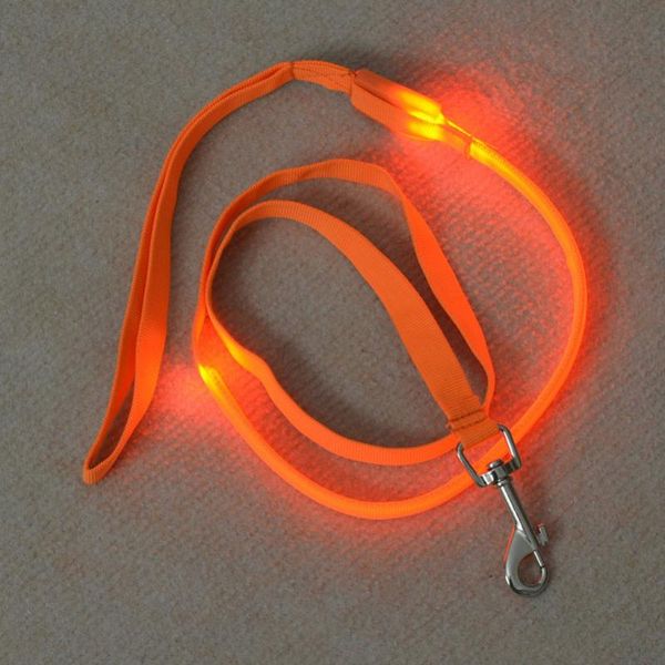 

dog collars & leashes pet products luxury led bulb illuminate leads tranction rope goods