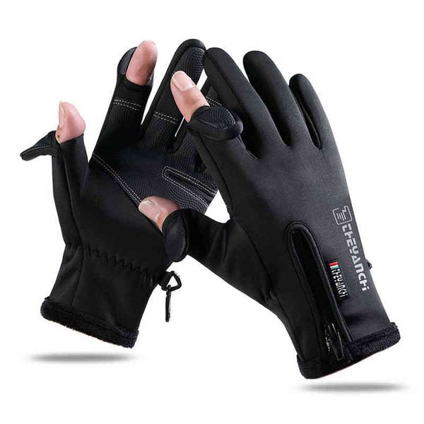 Verkauf Winter Outdoor Sport Angeln Lauf Handschuh Warm Touch Screen Gym Fitness Finger Für Männer Frauen Magische Handschuhe