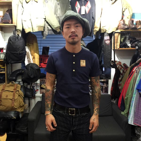 

bronson henley neck man's shirt short-sleeve cotton t fit thin casual clothes of the vintage solid color wj7y, White