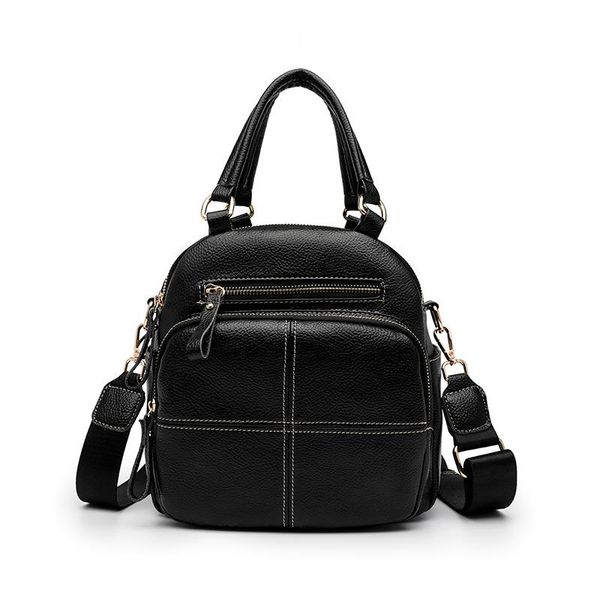 

shoulder bags fashion women's crossbody bag luxury handbags purse female casual pu soft leather women black