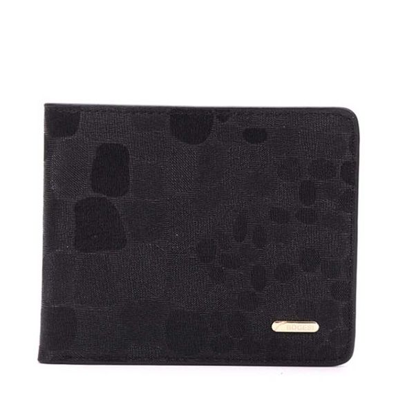 

wallets men's wallet short casual pu leather, Red;black