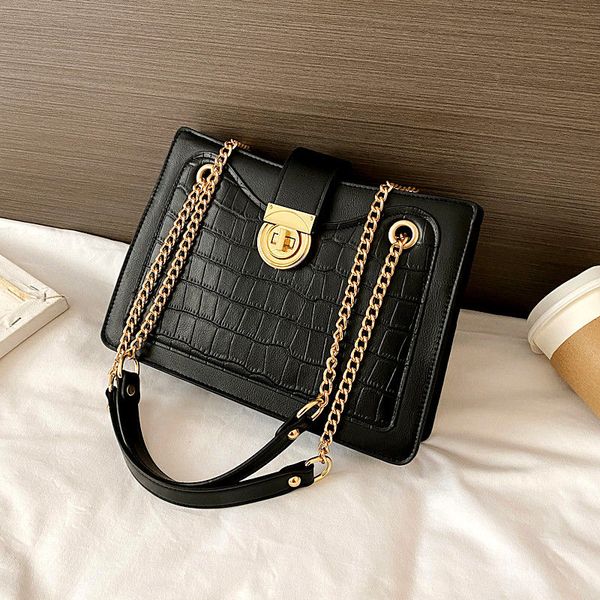 

daily bag hong kong style retro small bag womens bag 2021 popular new fashion all-match chain messenger internet celebrity small square