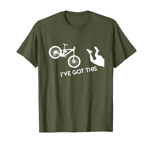 

men's t-shirts i've got this mountain biking funny t-shirt, White;black