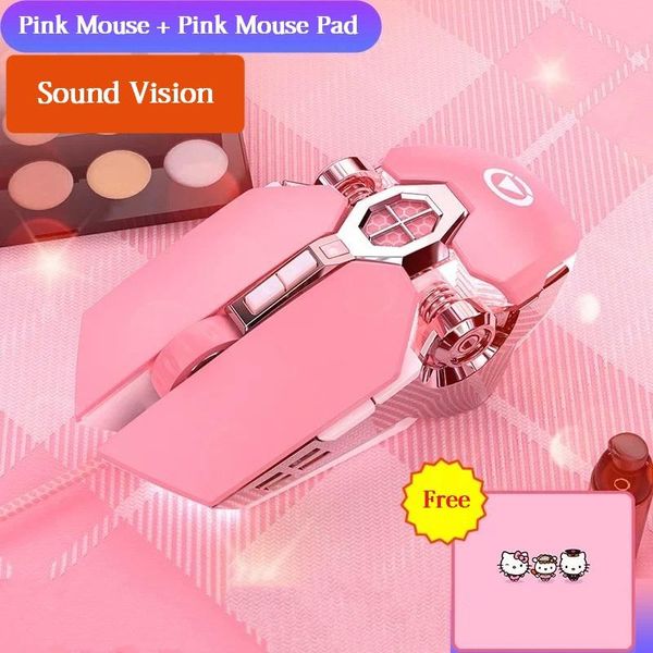 

wired mouse mousepad optical wired mouse 3200 dpi computer 7-button click sound gaming for pc/lapdeskmac