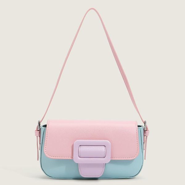 

shoulder bags polly bag female thai style design retro collision color armpit 2021 designer of baguette bolsa feminina