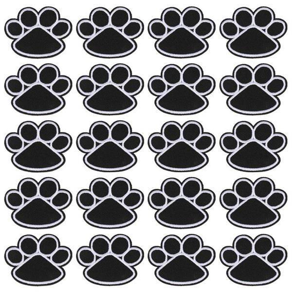 

gift wrap 20pcs embroidery dog patches sewing cloth stickers garment accessories