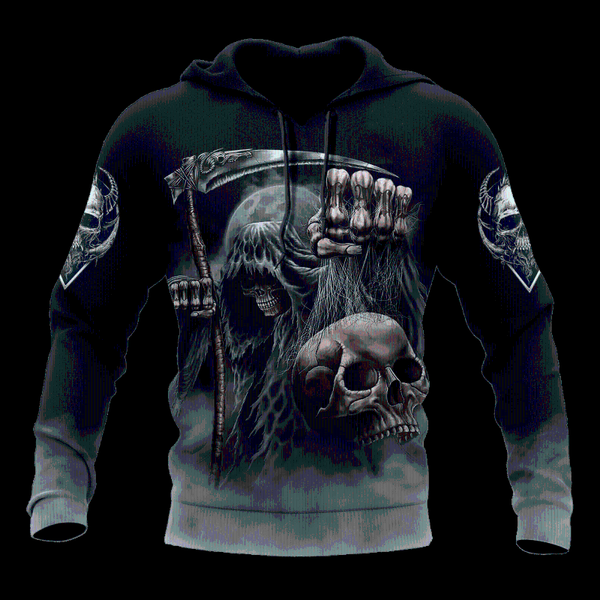 

men's hoodies & sweatshirts premium fear skull tattoo 3d all over printed men women fashion hoodies/sweatshirt/zipper long sleeves hara, Black