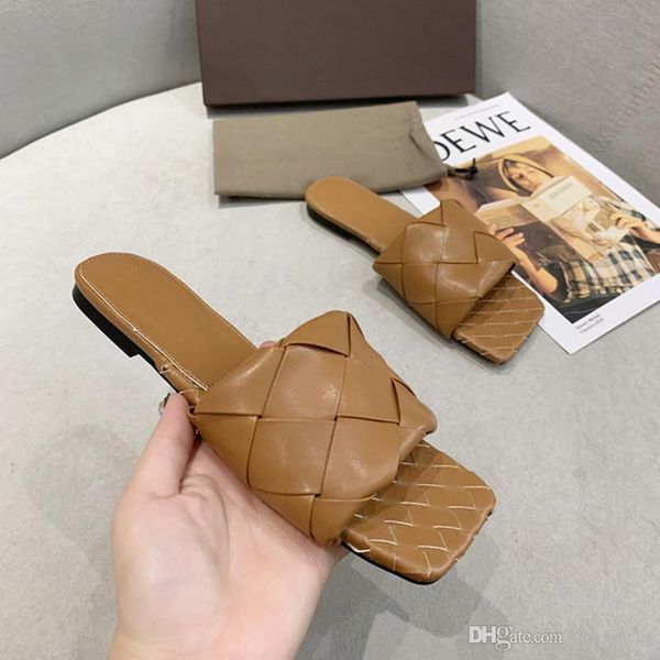 

a2 nwe latest leather slippers matte leather women shoes square - mouthed, open-toed women high heel slippers 35-42, Black