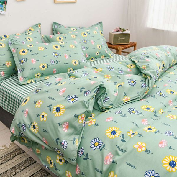 

claroom cute flowers bed linen bed for single bed double bedding set uu02#