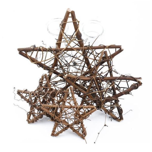 

10cm/20cm dried rattan star frame artificial flower wedding wreath christmas decoration for home diy handmade door hangi jllzii