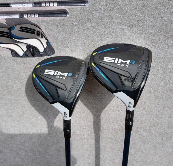 

fedex/ups golf clubs sim2-max #3 #5 fairway woods real ps contact seller