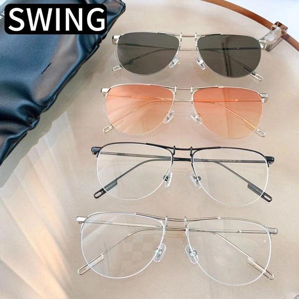 

fashion sunglasses frames gentle monster gm glasses frame women blue light blocking prescription designer myopia swing gold eyeglasses for m, Black
