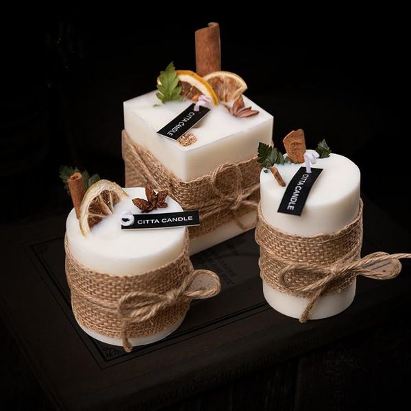 

idyllic retro candle soy wax glass candle romantic gift birthday party decoration creative deskornament decor