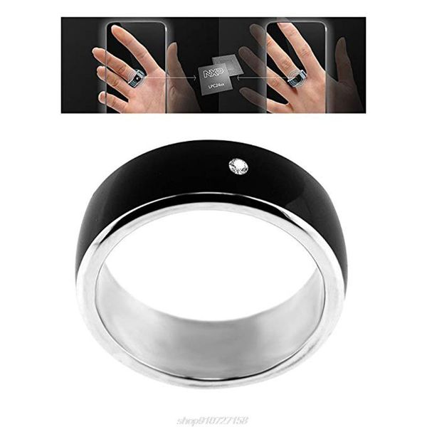 

cluster rings est magic nfc smart ring universal for all android windows cellphone mobile phones black digital us 6-13 d15 20 dropship, Golden;silver