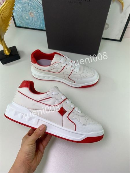 

2022 all season can wear shoes female womens students hand made leather thick sole large size small white black sports casual shoes women zh, Red;white