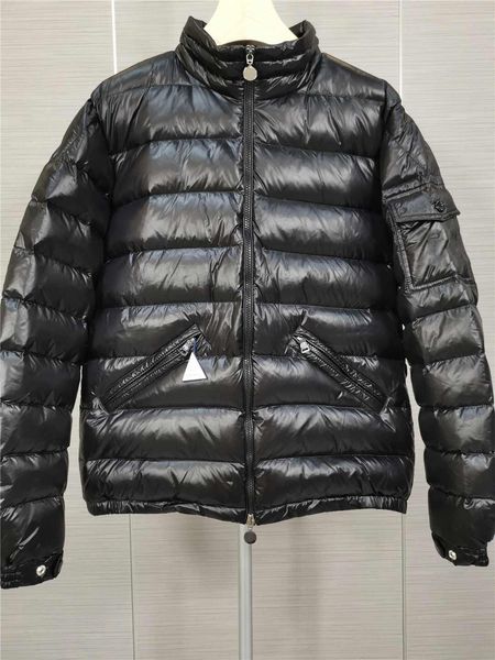 

designer mens down jacket double zipper women luxurys france men s downs coat fashion brand outerwear 003, Black
