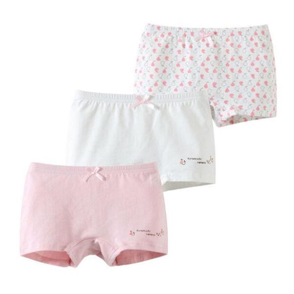 

panties shorts children's underwear teen kids briefs for girls plain cotton underpants girl's bow mid waist 3pcs, Camo