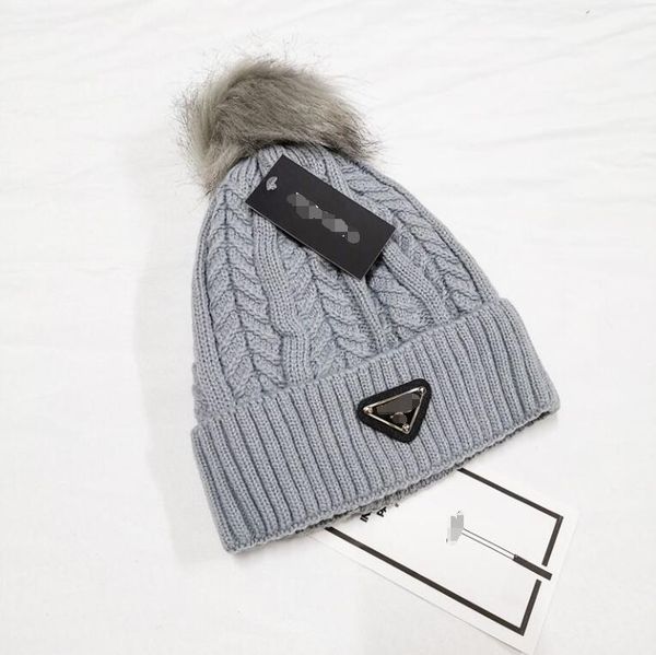 

men woman knitted hat fashion spring autumn beanies hats embroidery badge outdoor sports wool cap, Blue;gray