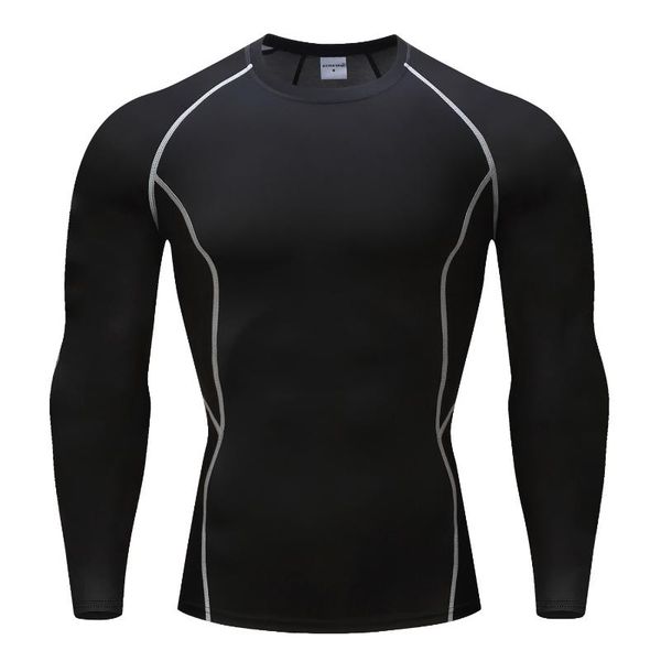 

men's t-shirts summer breathable tights, White;black