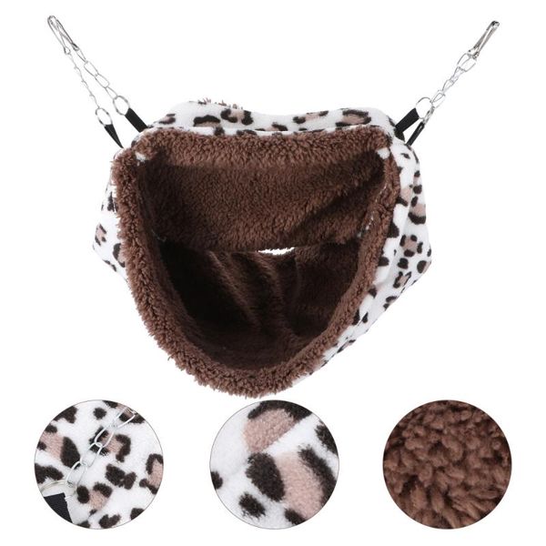 

cat beds & furniture 1pc double-layer sugar glider hammock indoor pet sleeping bed chic warm nest