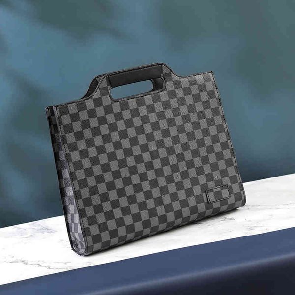 

handbags bags handbag single shoulder youth messenger men's leisure lattice briefcase stereotyped file batch, Black;red