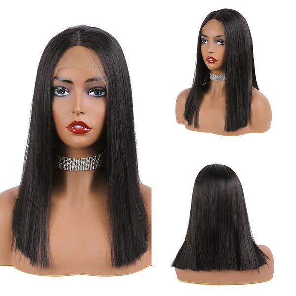 

costume accessories black purple wig synthetic lace front wig heat resistant short bob black glueless ombre cosplay wigs for black/white wom, Silver