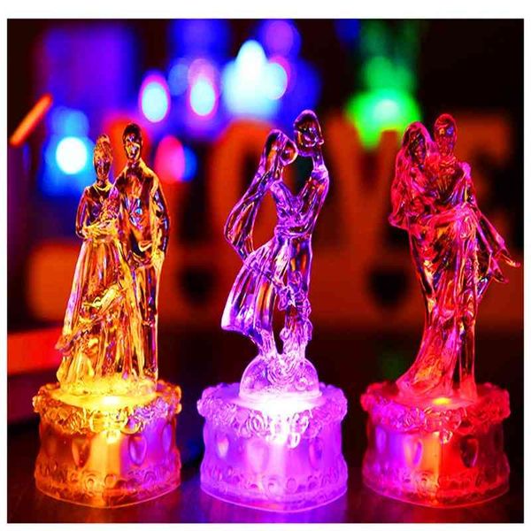 

pro colorful acrylic christmas lovers 3 valentine's day wedding lantern gifts