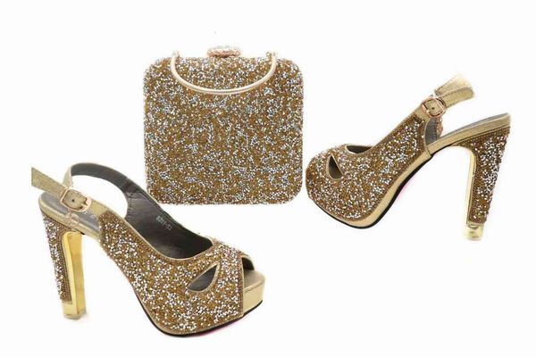 

squar bag with high heels peep toes shoes matching, Black