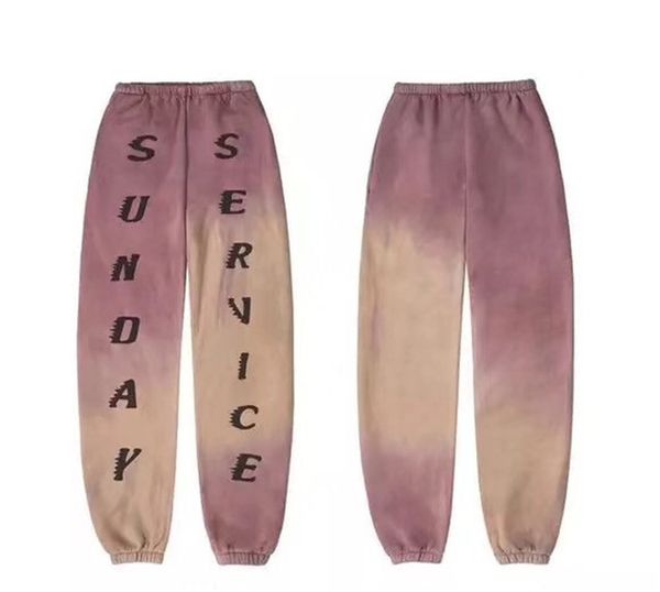

sunday service calabasas male sweatpants 1:1 kanye west drawstring joggers sweat pants n2tk, Black