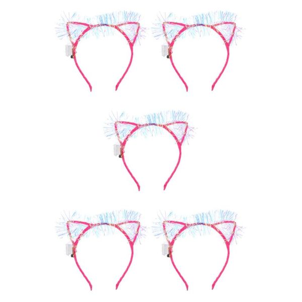 

hair clips & barrettes 5pcs lovely party cat ear design girl decor chic hoops, Golden;silver