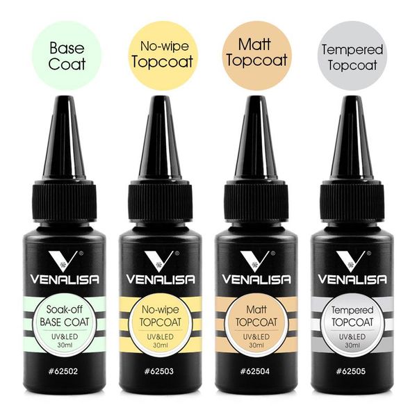 

nail gel brand 30ml super quality art soak off uv/led no wipe coat base without sticky layer matempered oat, Red;pink