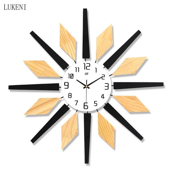 

wall clocks 65cm wooden clock watch fashion creative quartz hanging decorations