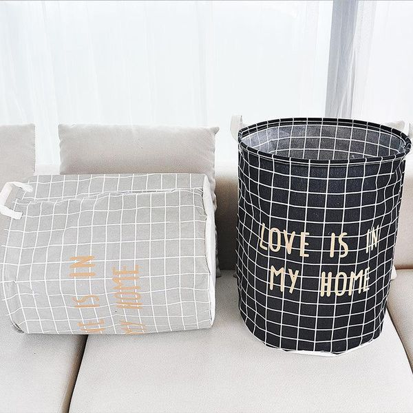 

laundry bags foldable basket brief with handle hamper for dirty clothes toy book