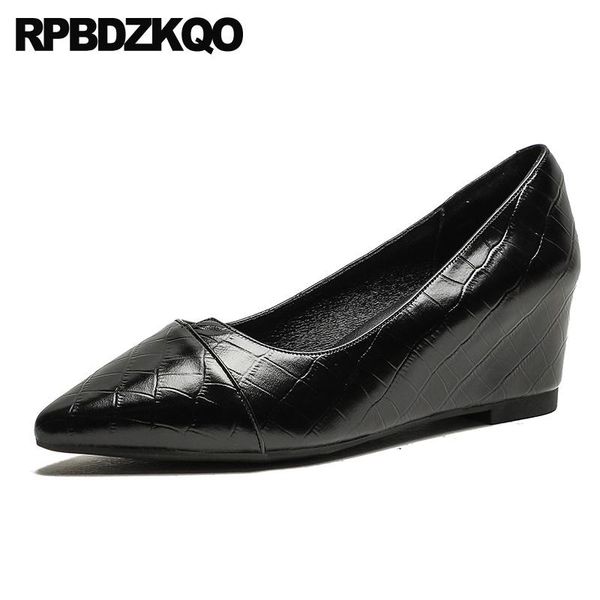 

dress shoes customized hidden medium heels genuine leather italian yellow size 4 34 pointed toe 2021 pumps brand designer women black