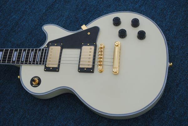 

white electric guitar, rosewood fingerboard, oem made guitar, of postage