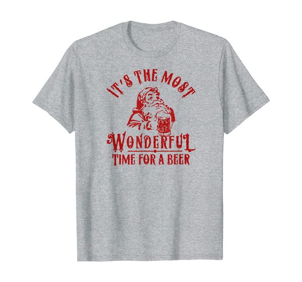

Santa is the most wonderfuls time for beer t-shirt T-Shirt, Mainly pictures