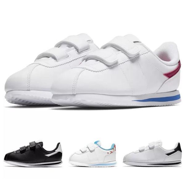 

cortez basic sl kids running shoes tdv toddler royal red casual forrest gump black blue runner trainers infant newborn retro outdoor jogging