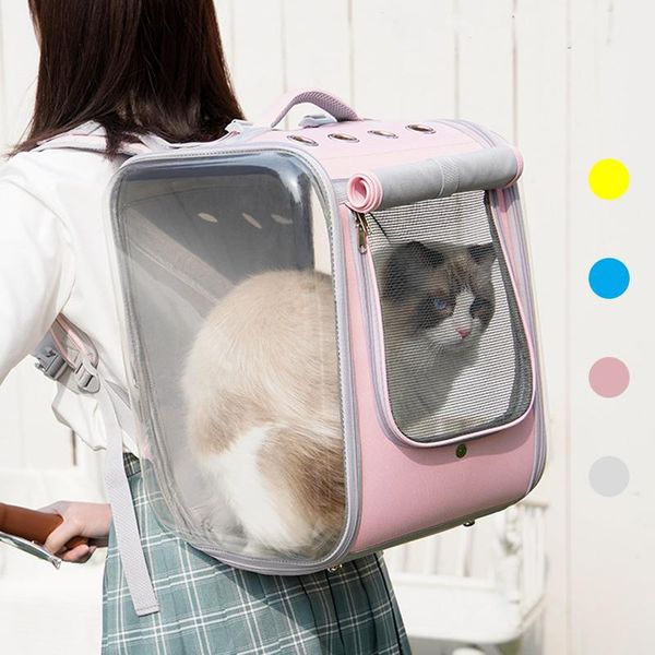 

cat carriers,crates & houses pet carrier backpack breathable travel outdoor shoulder bag for small dogs cats portable supplies