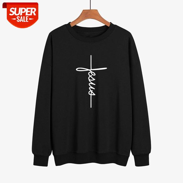 

Jesus Christian Cross Printing Hoodies New Arrival Fashion Men Casual Sweatshirt Warm Fleece Hoody Hipster Streetwear Pullover #eq2I, Black