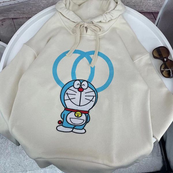 

2021 early spring new jingle cats hooded fleece embroidery embroidery printing new designer men's and women's leisure clothing6xcp, Black