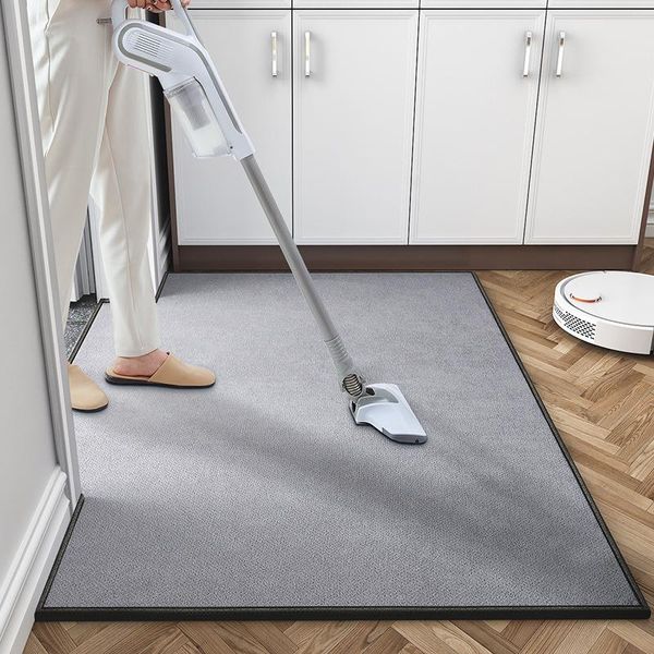 

carpets eovna solid color door mat floor household living room, absorbent non-slip rubbing soil for room