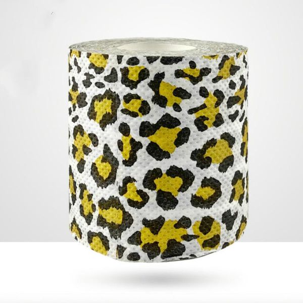 

30m/pack leopard design printed paper toilet tissues roll wc wholesale