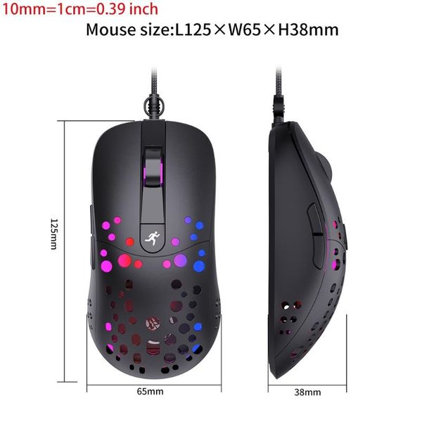 

mice wired gaming mouse ergonomic usb optical compatible with windows pc lapsupports diy keybinds rapid fire button