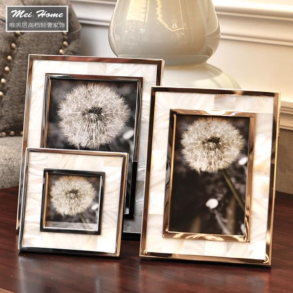 

frames classical european alloy po frame 6/7 inch dressing table bedside deskhome decoration zm225