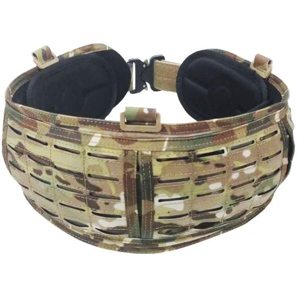 

belts laser cut combat waist belt, Black;brown