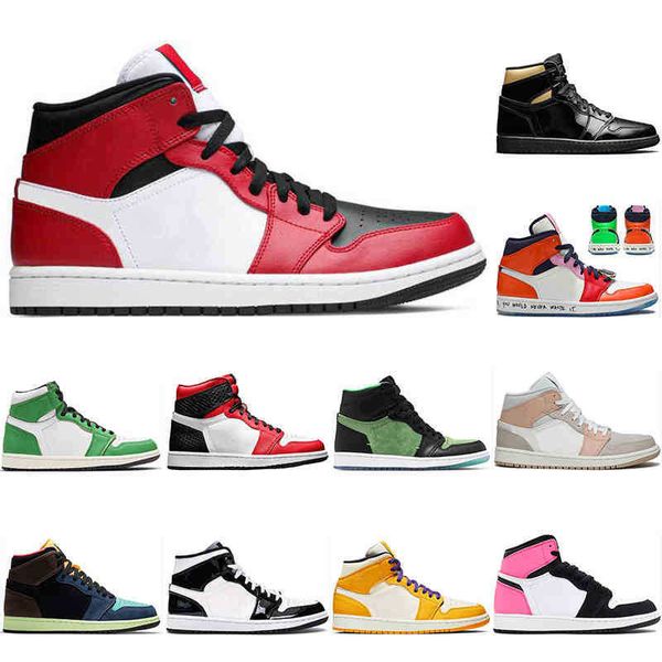 

2021 jumpman 1 1s basketball shoes for women men high dark mocha mid milan lakers yellow mens trainers lightweight sports sneakers