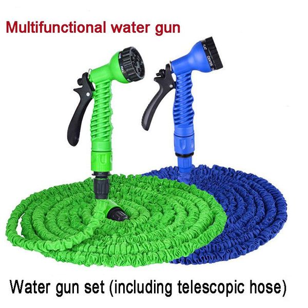 

watering equipments garden hose magic water flexible expandable reels for connector blue green 25-200ft